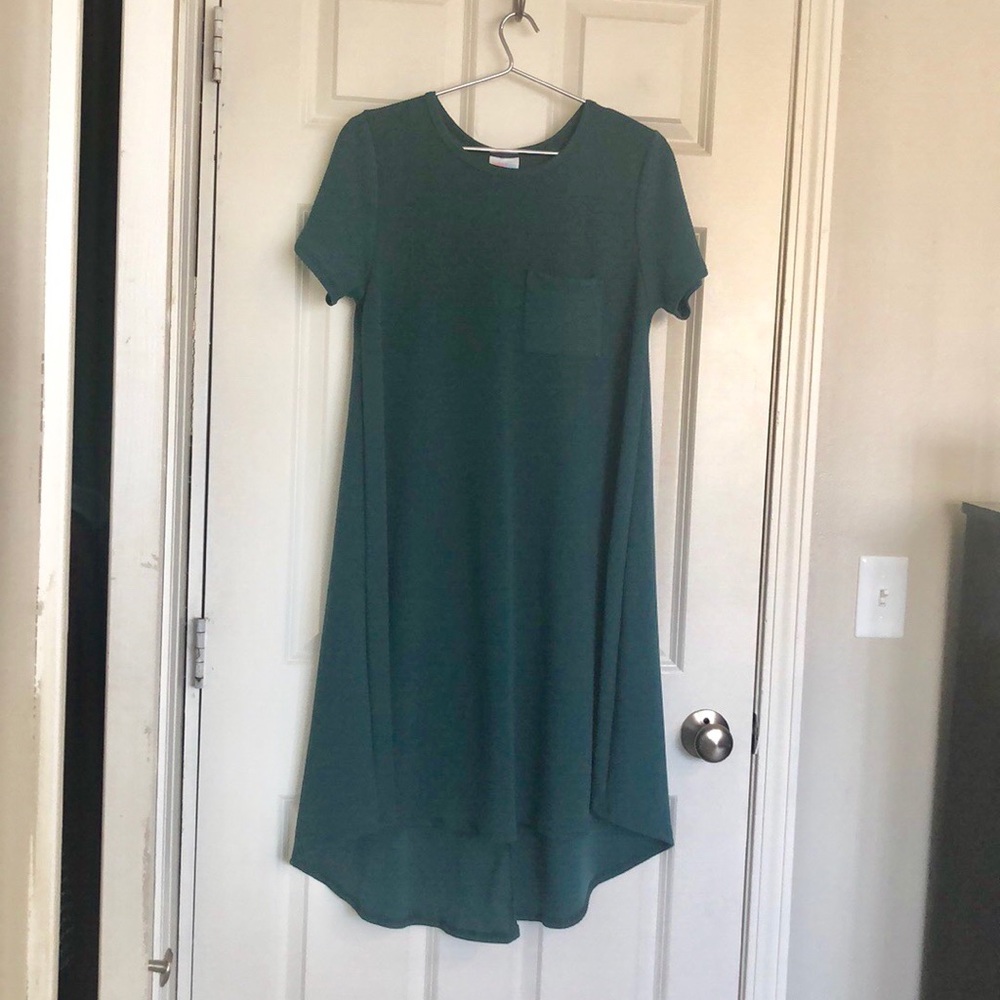 Beautiful Green Waffle Print Carly